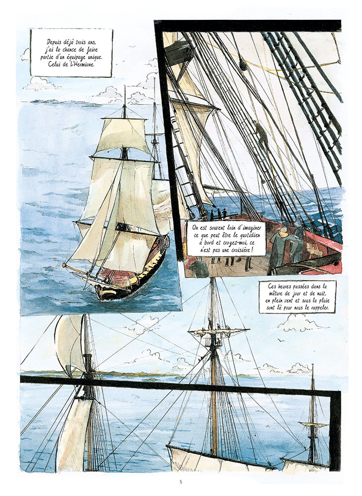 UNE VIE DE GABIER à BORD DE L'HERMIONE - 1