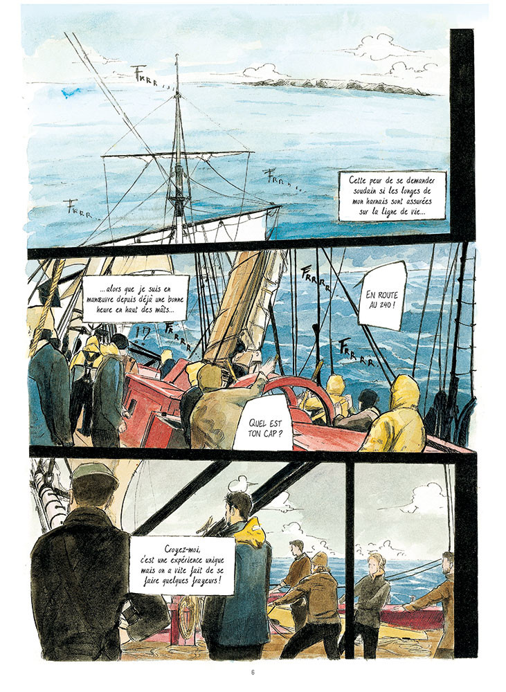 UNE VIE DE GABIER à BORD DE L'HERMIONE - 2