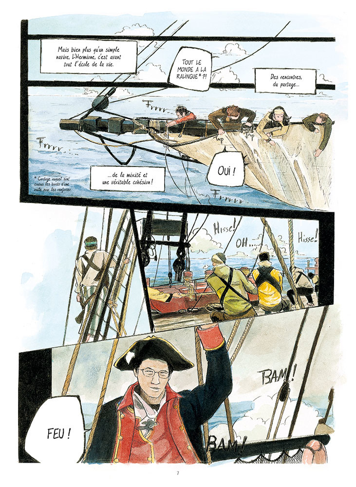 UNE VIE DE GABIER à BORD DE L'HERMIONE - 3