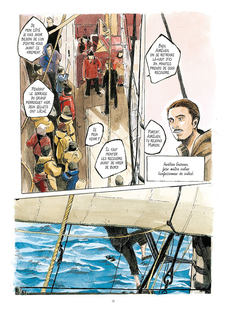 UNE VIE DE GABIER à BORD DE L'HERMIONE - 5