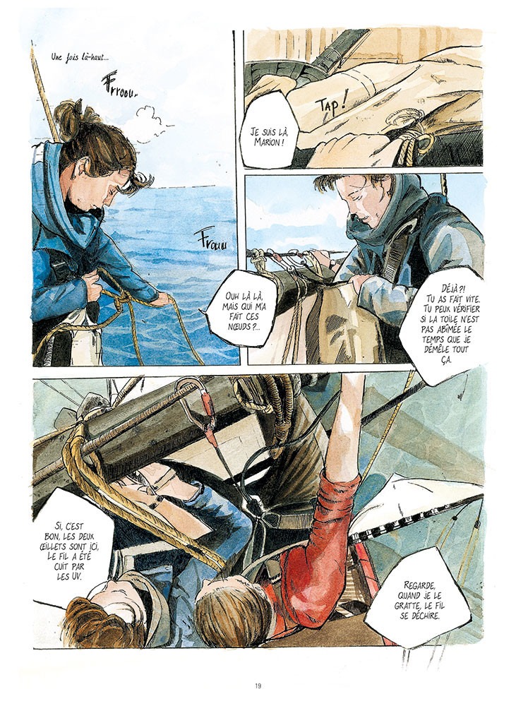 UNE VIE DE GABIER à BORD DE L'HERMIONE - 6