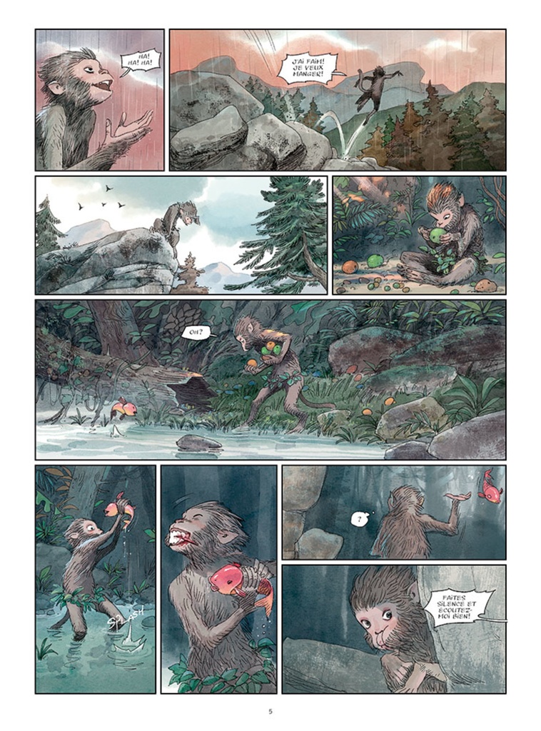 LE ROI SINGE - T1 - PAGAILLE AU PALAIS CELESTE - 9