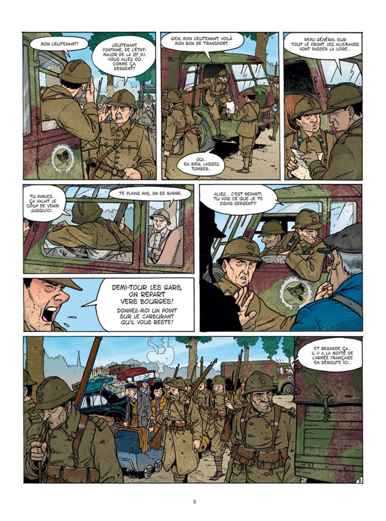 LE MERLU - T1 - LES ROUTES DE LA DEFAITE - 3