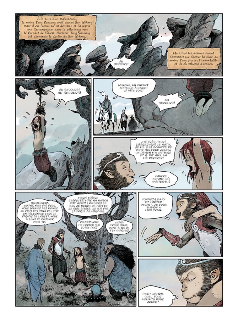 LE ROI SINGE - T4 - LES MONTS FLAMBOYANTS - 1