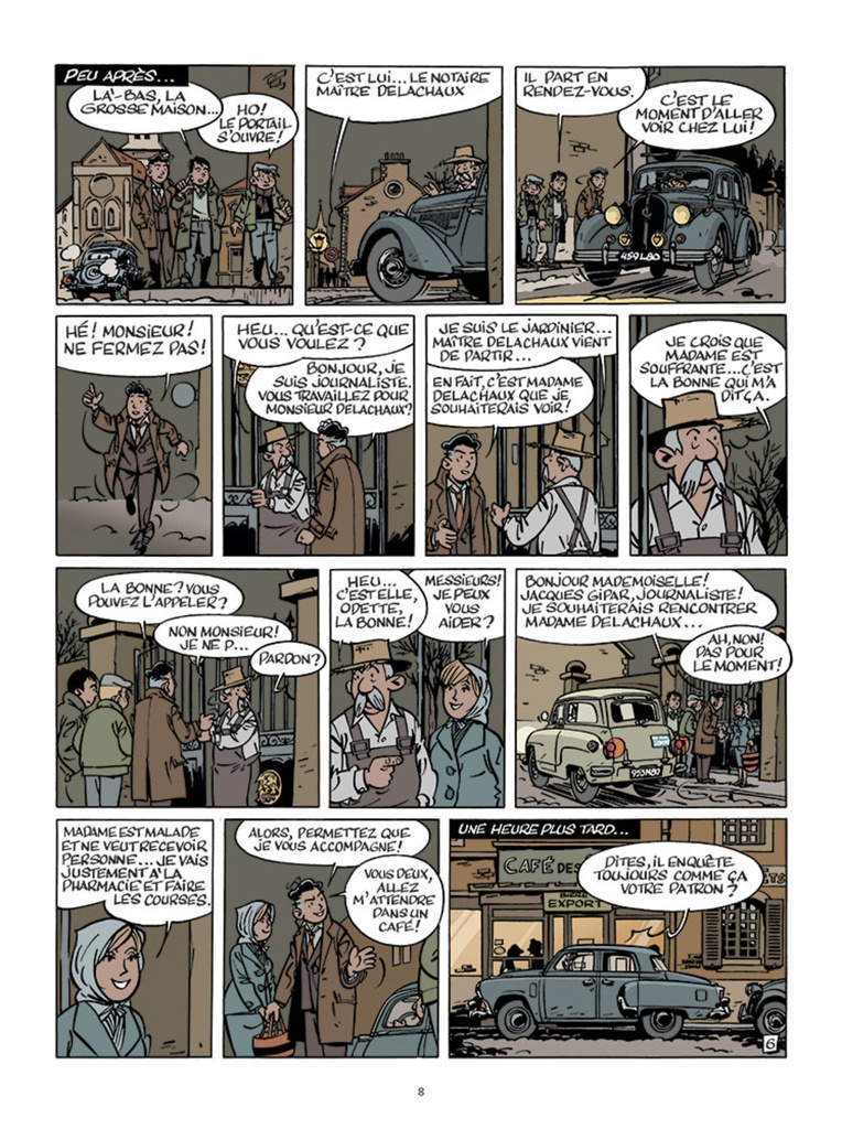 UNE AVENTURE DE JACQUES GIPAR - T04 - LA FEMME DU NOTAIRE - 6