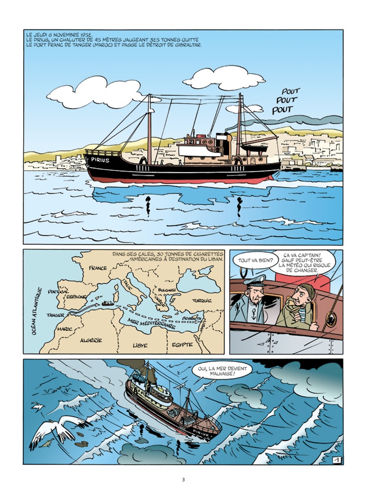 UNE AVENTURE DE JACQUES GIPAR - T05 - TRAFIC SUR LA GRANDE BLEUE - 1