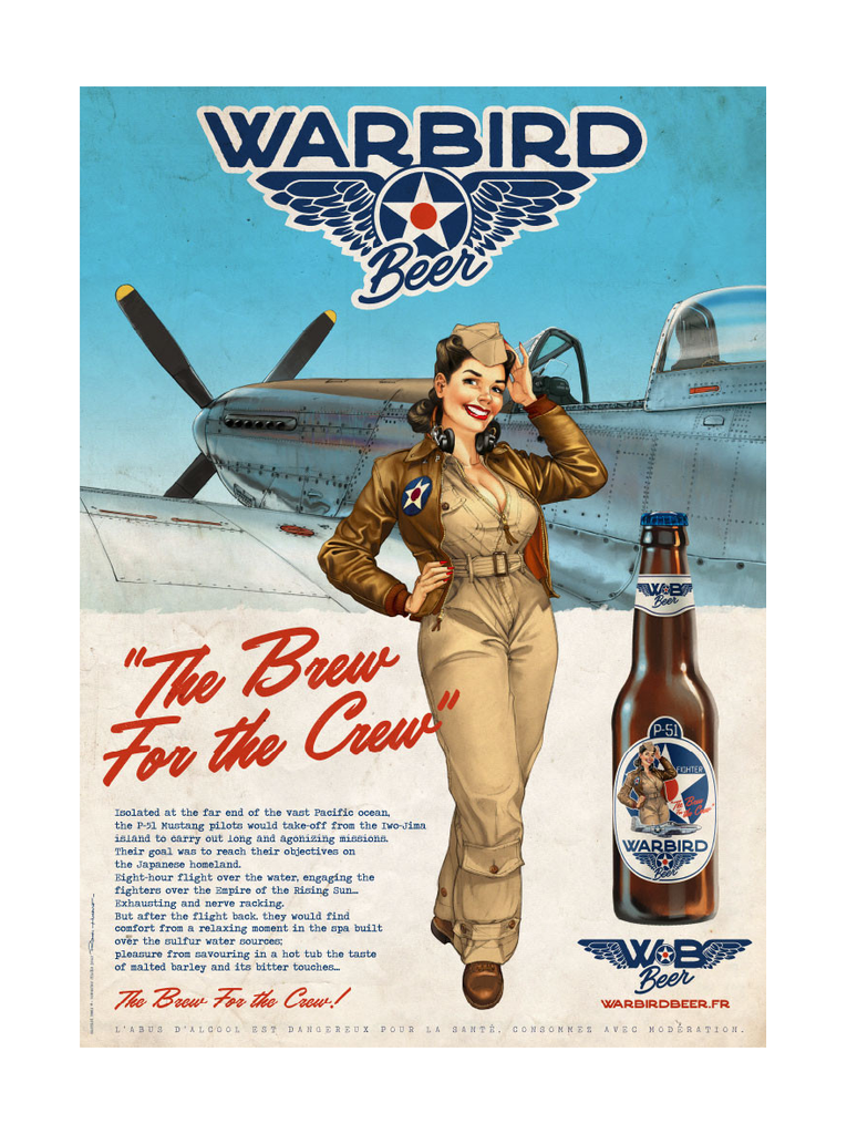 AFFICHE - WARBIRD BEER