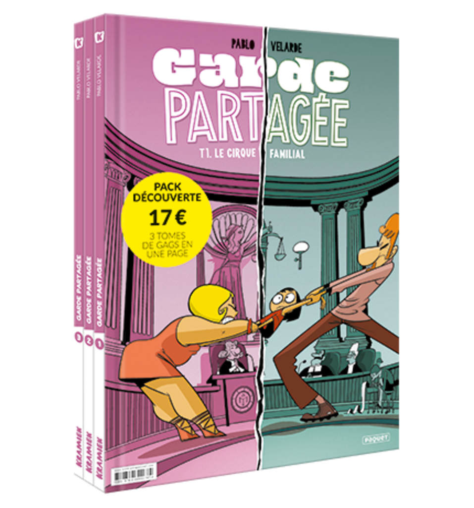GARDE PARTAGEE - Pack découverte 3 volumes