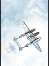 AFFICHE - P-38