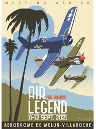[7640179725477] AFFICHE - MELUN AIR LEGEND 2021